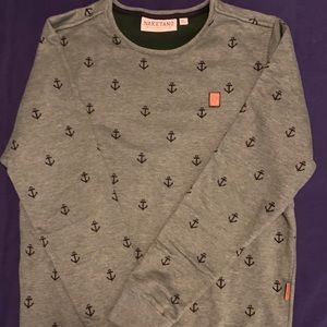 Naketano Sweater Anchor Pattern Men’s XLarge NWOT